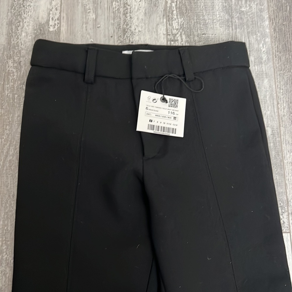 Zara Rib Detail Flare Pants - Picture 6 of 11